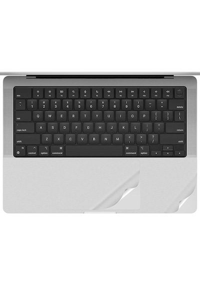 Codegen 14" Apple Uyumlu MacBook Air M1 A2442 Silver Trackpad Koruyucu Sticker Etiket