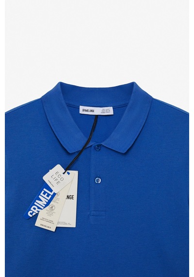 Grimelange Skyloom Erkek %100 Pamuk Kısa Kollu Regular Fit Saks Mavi Polo Yaka T-shirt Saks Mavi Grimelange Skyloom Erkek %100 Pamuk Kısa Kollu Regular Fit Saks Mavi Polo Yaka T-shirt Saks Mavi