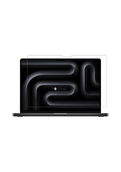 Novstrap Apple Uyumlu MacBook Pro M3 16 İnç A2991 İle Ekran Koruyucu Parlak Nano Film
