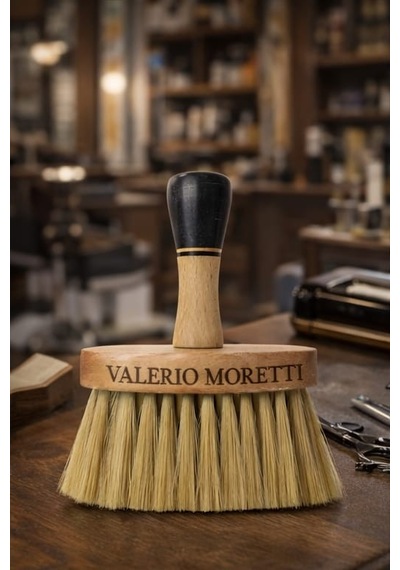 Valerio Moretti Premium Berber Ense Fırçası Profesyonel Boyun Ve Saç Temizleme Fırçası Saç Fırçası