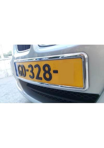 Nikelaj Plakalik 2Adet Krom Plaka Çerçevesi 228108562