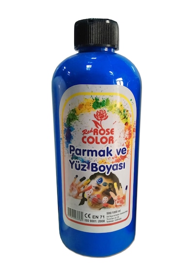 Parmak ve Yüz Boyası Mavi Renk