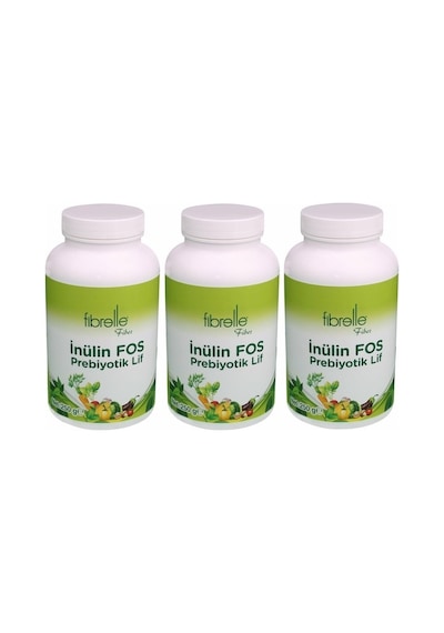 Fibrelle İnülin Fos Prebiyotik Lif 250g Hindibağ 3 Adet