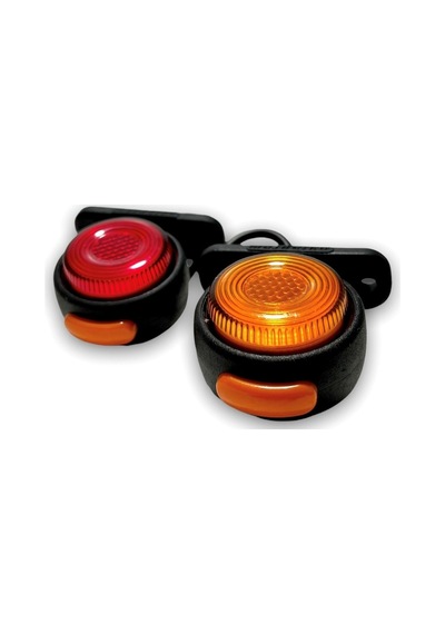 Ahmet Otomotiv Neon Mini Takoz Sarı-kırmızı 12v-24v