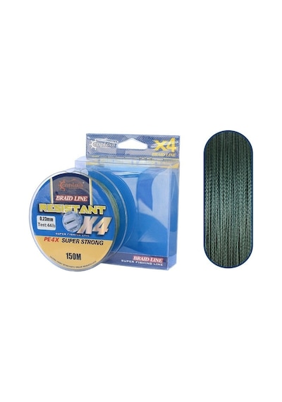 Captain Resistant PE 4 Kat Spin İp Misina 150mt Yeşil 0.23 mm