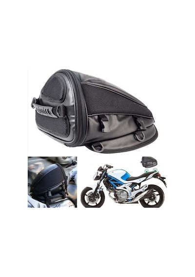 Motosiklet Arka Kuyruk Çanta Impertex Kumaş Çok Amaçlı Suni Deri Hatlar Motor Çantası Renkli