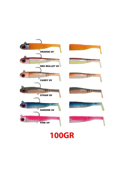 Seabor Lily Shad 12cm 100gr 2+1 Off Shore Silikon Yem Candy Uv