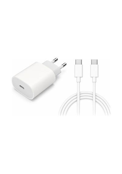 Exe 20w Pd Hızlı Şarj Seti Type-c Kablolu Beyaz