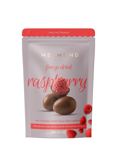 Sütlü Çikolatalı Freeze Dried Ahududu Draje