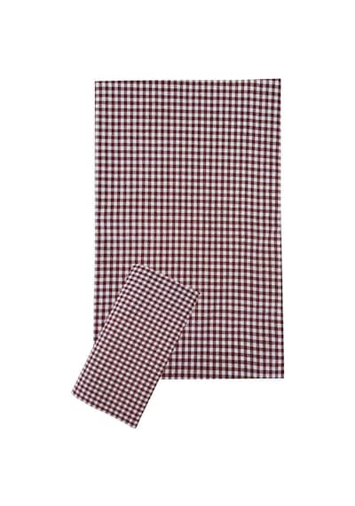 Zefir Desen Sofra Bezi Masa Örtüsü 170 X 170 Cm Bordo - Seçenek: 90 Çok Renkli