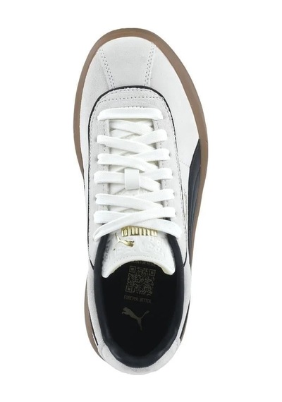 Puma 400718 01 Club Klassika Sd Beyaz-siyah-gold Kadın Spor Ayakk Beyaz