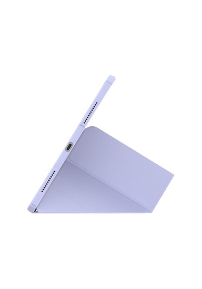 Baseus Minimalist İpad Air 4-5-6-7 10.9" Tablet Kılıfı - Mor Kapaklı Kılıf