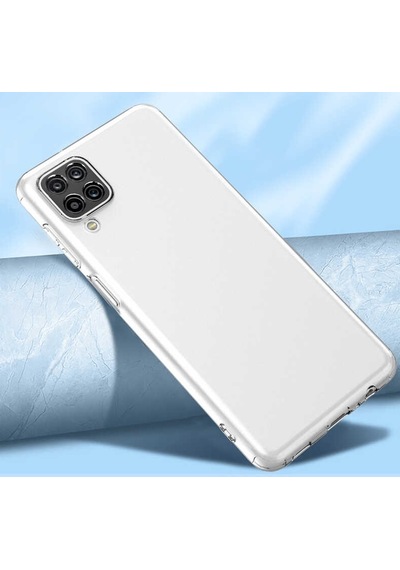 Adige Samsung Galaxy Uyumlu A12 Kılıf Kamera Korumalı Süper Silikon