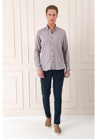 Efor Slim Fit Düğmeli Yaka %100 Pamuk Klasik Vizon Gömlek Gk 723 Vizon Efor Slim Fit Düğmeli Yaka %100 Pamuk Klasik Vizon Gömlek Gk 723 Vizon