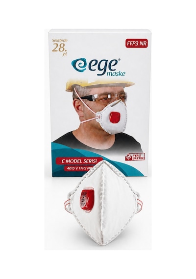 Ege 4015 V Ffp3 Nr D N95 Ventinli Maske 10'lu