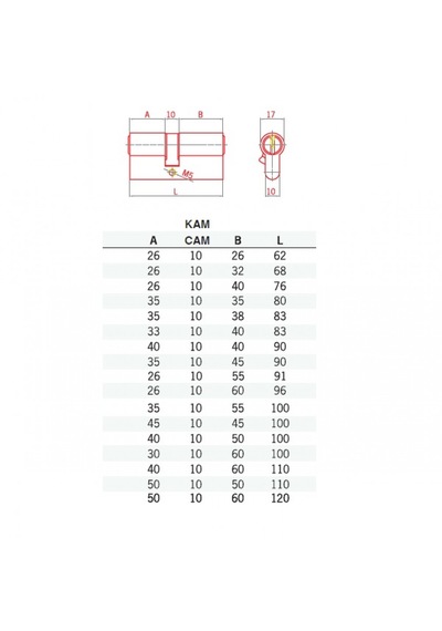 İto 254/68k Silindir Barel, 3 Anahtarlı 26/10/32 Mm