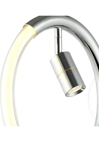 Proves Ledli Krom Aplik, 12w+5w 3000k Acı Kahve