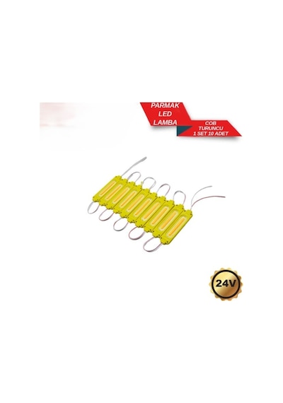 Ahmet Otomotiv Parmak Led Modül Cob Ledli Su Geçirmez 24volt 10adet