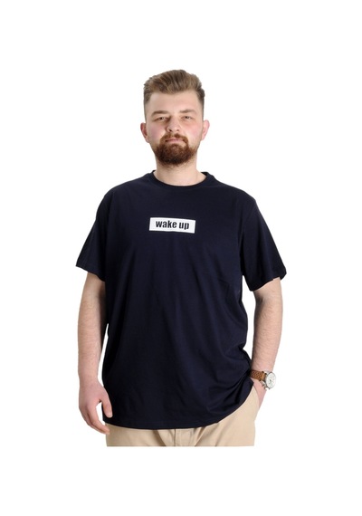 Mode Xl Büyük Beden Erkek T-Shirt Keep The Glow 23149 Lacivert 001 Mode Xl Büyük Beden Erkek T-Shirt Keep The Glow 23149 Lacivert 001