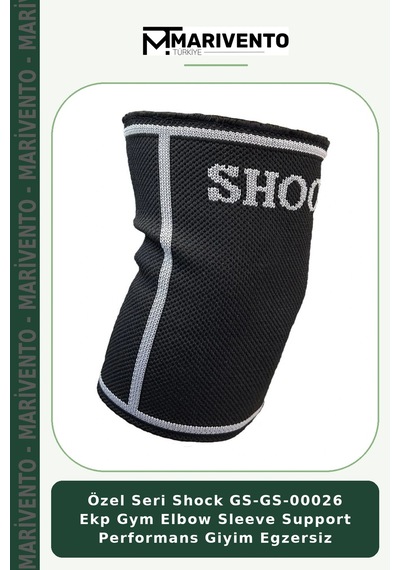 Özel Seri Shock Gs-gs-00026 Ekp Gym Elbow Sleeve Support Performans Giyim Egzersiz
