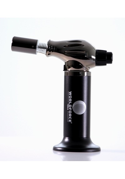 Worldforce Turbo Torch Piezo 1300° Doldurulabilir Jet Pürmüz N11.3478 Siyah