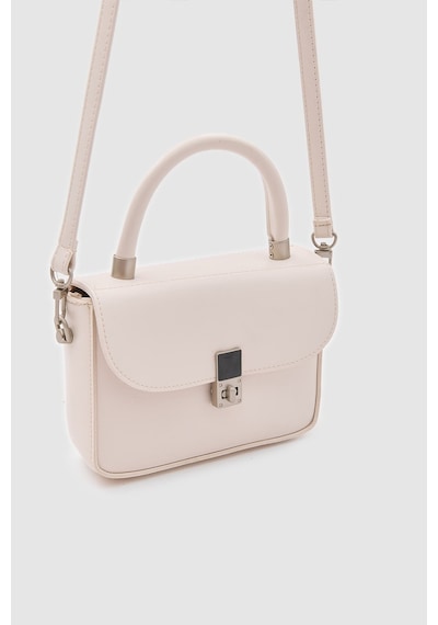 Shule Bags Cobble Small Çapraz Çanta Krem