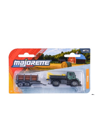Majorette Çiftlik Römorku Araçlar Trailer Unimog U530