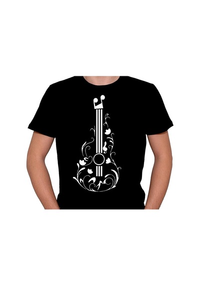 Gitar Guitar Solo Müzik Müsic Enstürman Tişört Unisex T-shirt 001