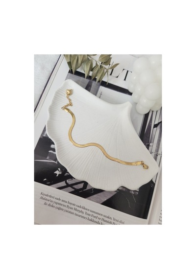 Steel Hasır Yassı İtalyan Paslanmaz Çelik Gold Silver Seçenekli Unisex Bileklik Füme
