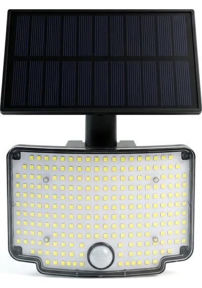 Panther Pt-2910 Işık Ve Hareket Sensörlü Solar Duvar Lambası - Beyaz Işık Dış Mekan Güneş Enerjili Bahçe Aydınlatması