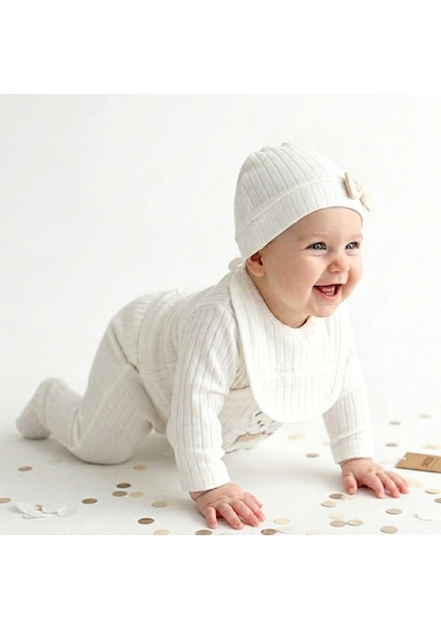 Sebi Bebe 5'li Hastane Çıkış Seti 2110 Ekru