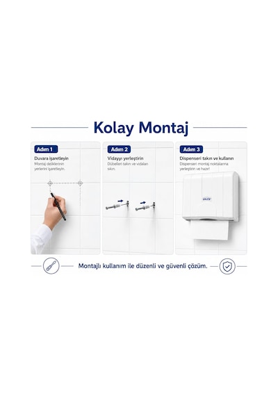 Z-fold Kağıt Havlu Dispenseri, Beyaz Plastik Duvara Monte Z Katlı Kağıt Havlu Aparatı, Banyo Ofis Wc Ve Ortak Kullanım Alanları İçin Hijyenik Kağıt Havluluk 25 X 21 X 10 Cm Çok Renkli