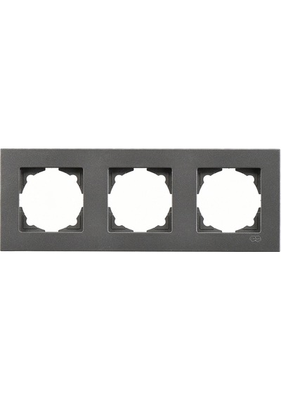Günsan Egona Metallic Füme Üçlü Çerceve