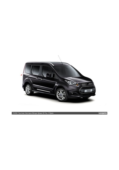 S-dizayn Ford Connect Krom Sürgü Kapı Çıtası 2 Prç. 2014-2023