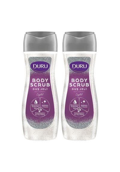 Body Scrub Crystal Duş Jeli 2x450 Ml 285 ML