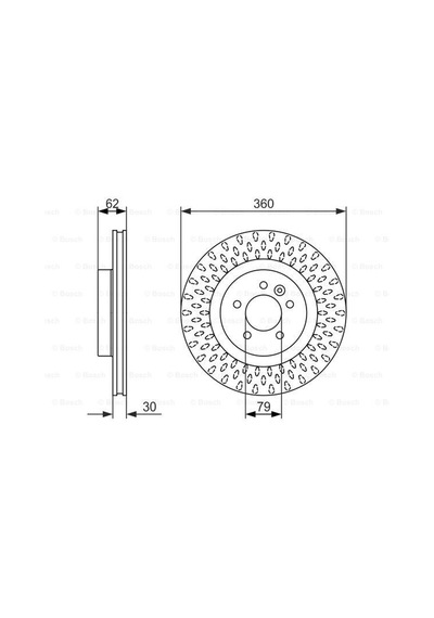 Land Rover Discovery 4 3.0Sdv6 2010-2015 Bosch Ön Disk 2 Adet N11.1921