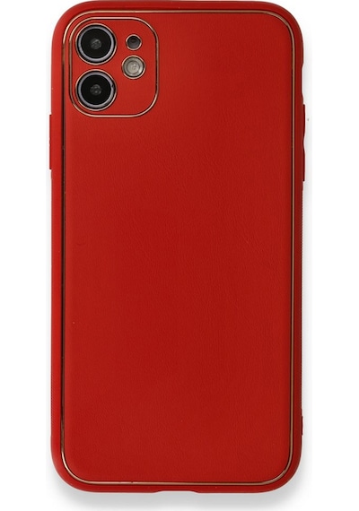 Nettech Apple Uyumlu iPhone 11 Coco Leather Seri Arka Koruma