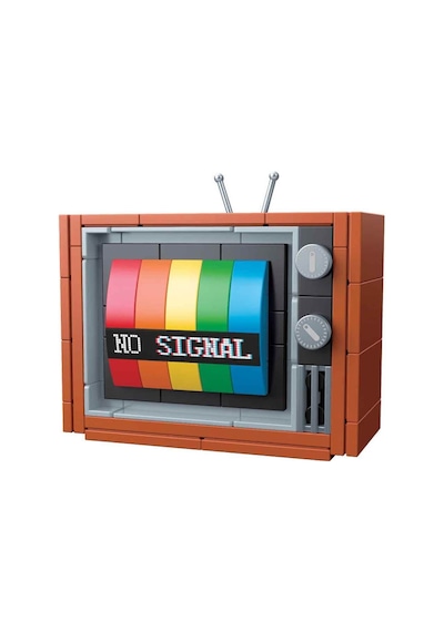 Oyuncak Renkli Televizyon Yapım Seti Blx 1988 Nostaljik Tasarım, Eğitici Yap-boz Oyuncağı