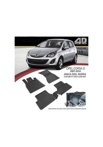Sahler Opel Corsa D 2007 - 2013 Arası 4.5D Paspas N11.30119