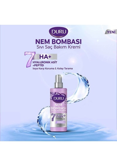 Duru Nem Bombası Yoğun Onarım Sıvı Saç Bakım Kremi 200 Ml