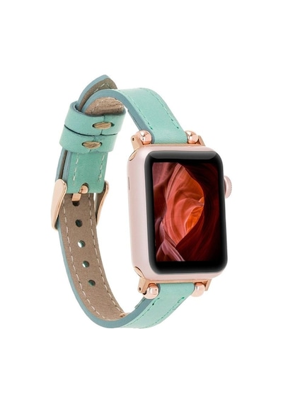 Apple Watch Uyumlu Deri Kordon 42-44-45mm Ferro Brn7 Diğer