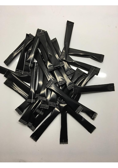 Merpak Ambalaj Siyah Baskılı Stick Toz Şeker 2000 x 3 G