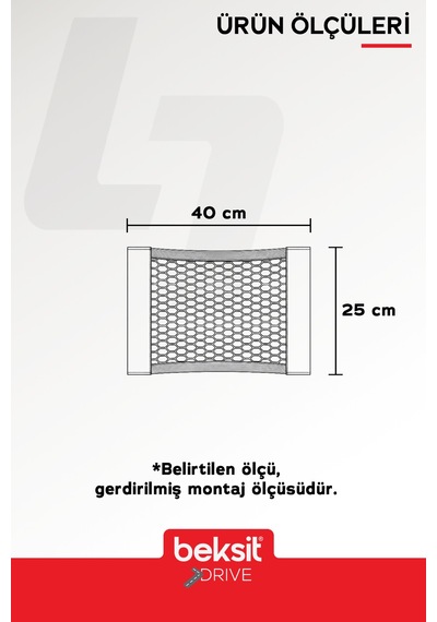 Drıve Araç İçi Organizer Cep File 40x25