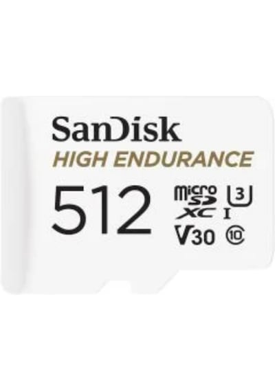 Sandisk High Endurance 512 GB 100/40MB/S MicroSDXC C10 V30 Adaptör