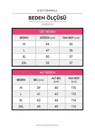 Cottonill Premium - Serene Collection Antrasit Yüksek Bel Bol Paça Rib Dokulu Viskon Hamile Pijama Takımı