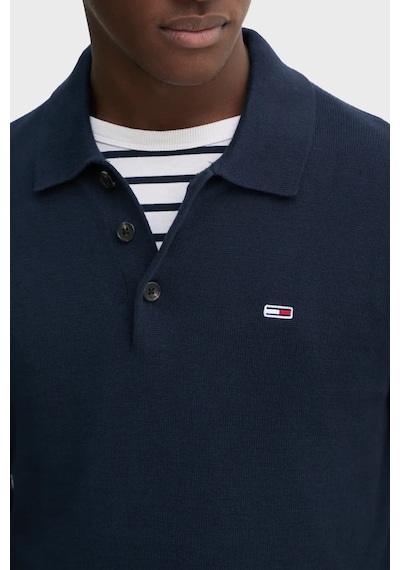 Tommy Jeans % 100 Pamuk Regular Fit Düğmeli Polo Yaka Kazak Erkek Polo Yaka Kazak Dm0dm20304 C1g Lacivert Tommy Jeans % 100 Pamuk Regular Fit Düğmeli Polo Yaka Kazak Erkek Polo Yaka Kazak Dm0dm20304 C1g Lacivert