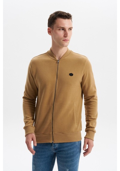 AR-MA Arma Erkek Slim Fit Selanik Kumaş Tam Fermuar Fleto Cepli Kapüşonsuz Kolej Yaka Sweatshirt K30324698302 Acı Kahverengi AR-MA Arma Erkek Slim Fit Selanik Kumaş Tam Fermuar Fleto Cepli Kapüşonsuz Kolej Yaka Sweatshirt K30324698302 Acı Kahverengi