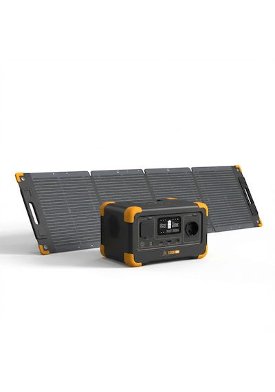 Solar Wise E300 Maxpack 600w 288wh Taşınabilir Güç İstasyonu + 100w Katlanabilir Güneş Paneli Lifepo4 Ups Wifi Bluetooth