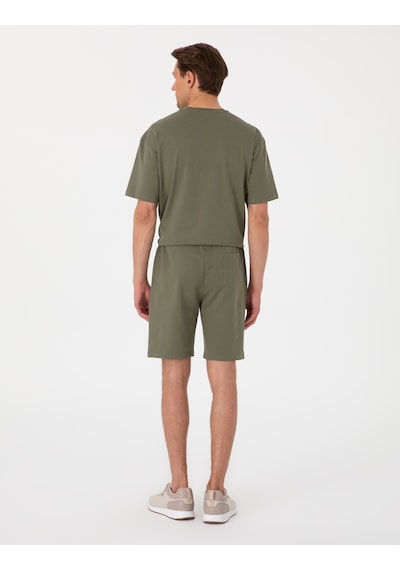Pierre Cardin Erkek Haki Şort Örme 50310107-vr027 Haki