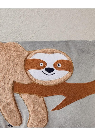 English Home Faultier Bebe Dekoratif Kırlent 35x55 Cm Açık Gri Sku: Smg8690010230737 Açık Altın